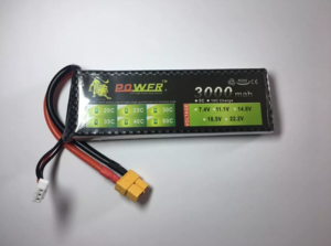 BATERIA LIPO 3000MAH 2S LION POWER