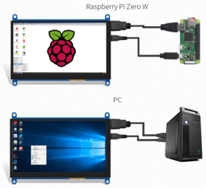 DISPLAY TELA LCD TOUCH RASPBERRY PI 7 POLEGADAS 1024x600 image 6