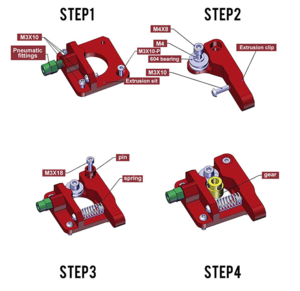 MK9 EXTRUSORA DIREITO 1.75mm image 4