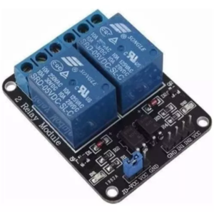RELE 2 CANAIS 5V 10A COM OPTOACOPLADOR image 2