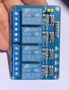 RELE 4 CANAIS 5V 10A COM OPTOACOPLADOR image 4
