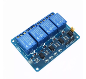 RELE 4 CANAIS 5V 10A COM OPTOACOPLADOR image 2