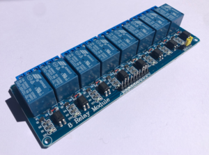 RELE 8 CANAIS 5V 10A COM OPTOACOPLADOR image 3