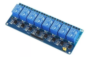 RELE 8 CANAIS 5V 10A COM OPTOACOPLADOR image 1